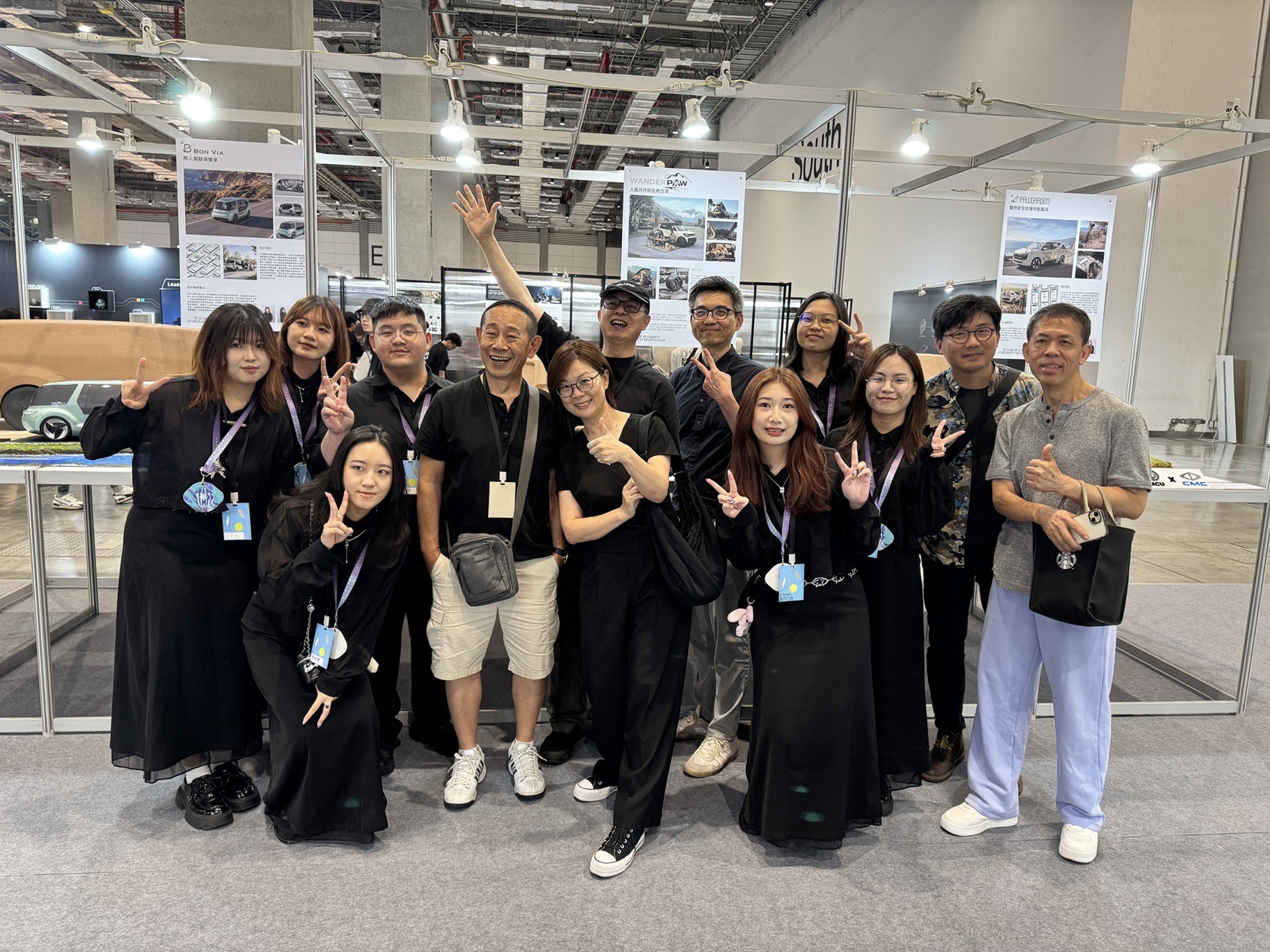 中華汽車與銘傳大學產學合作於2026新一代設計展中展出作品